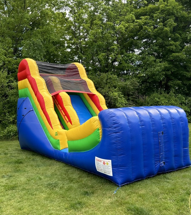 16FT Single Lane Slide - Wet or Dry