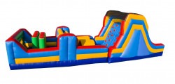 40 obstacle course nowm 2 1720721240 40' Obstacle Course with 9ft Slide - Dry Only