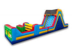 50 obstacle course nowm 1 1727893558 50ft Obstacle Course with 12ft Tall Slide Dry Only